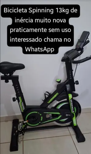 Bicicleta Spinning 13kg de inércia