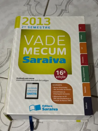 Vade Mecum Saraiva 2013 2º semestre 16ª edição