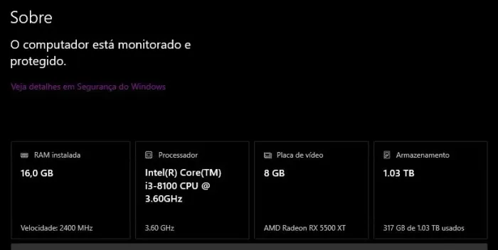 Setup/PC gamer completo pronto para jogar