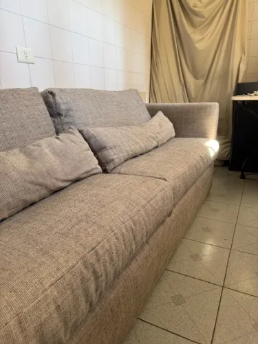 2 sofás de 2 lugares - capa em sarja