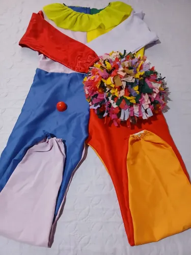 Fantasia de palhaço adulto