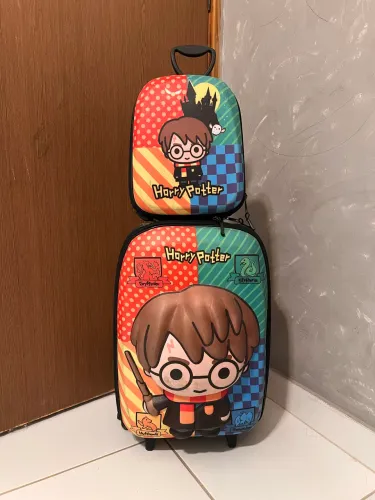 Mochila escolar de carrinho