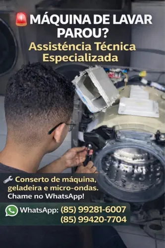 Assistência Técnica Máquina de Lavar, Geladeira e Micro-ondas em Fortaleza