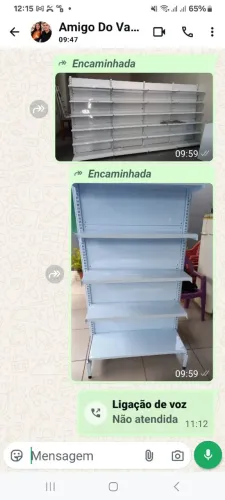 Gondulas de parede e centro semi novas