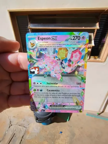 Carta Pokémon Espeon ex Prize Pack Series Original