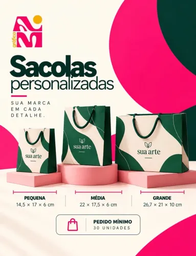 Sacolas personalizadas 