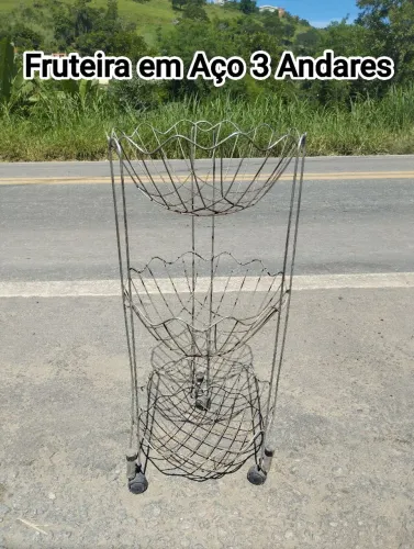Fruteira em Aço 