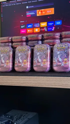 48 latas pokémon tcg