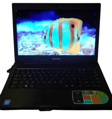 Notebook Positivo Unique S1991 FUNCIONANDO, BATERIA NÃO SEGURA CARGA, I3 4GB RAM Windows