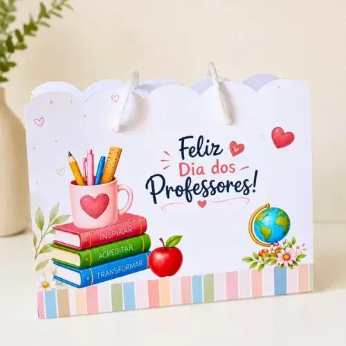 Sacola Personalizada Dia dos Professores
