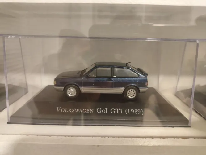 Miniatura Volkswagen Gol Gol GTI 1989 1/43 coleção Inesquecíveis do Brasil edição N-58