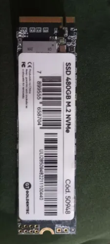 SSD 480gb M2 nvme CIL4x4 400R$