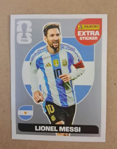 Figurinha Legend Messi Prata. Copa do mundo 2026 Fifa Panini