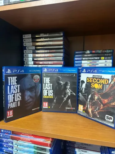 3 jogo originais ps4, the last 1 e 2 e second son