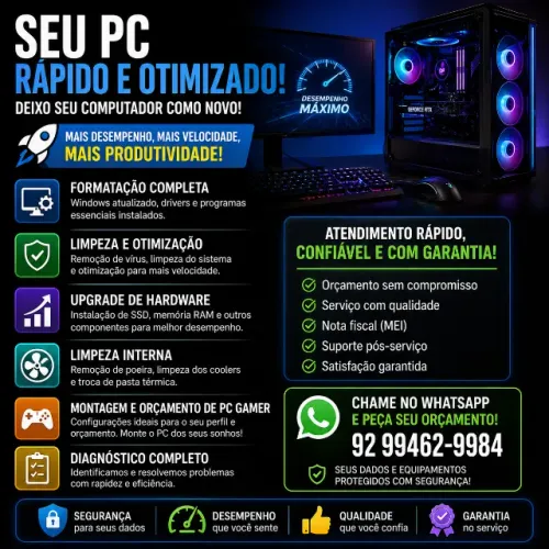 Computador lento? Travando ou demorando pra ligar?
