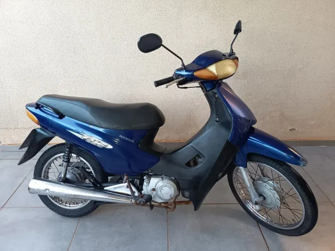Honda Biz 100 ES 2005 ? Cor azul ? Partida elétrica