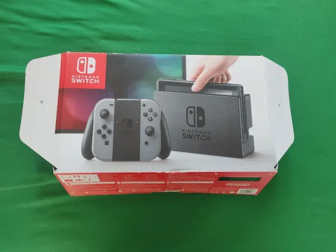 Nintendo switch desbloqueado 64gb GB cinza na caixa 