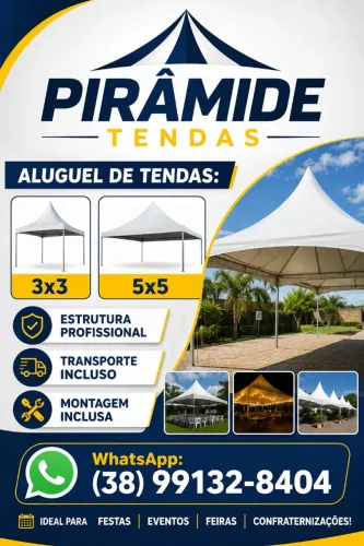 Aluguel Tendas profissionais para eventos, diaria, fds, mensal.