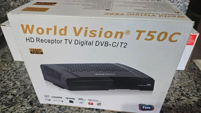 Receptor e Gravador de TV Digital Word Vision T50C