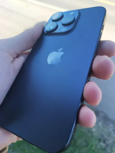 iPhone 15 PRO 128gb Blue Titanium - Case GShield preta + Caixa Original e Nota 