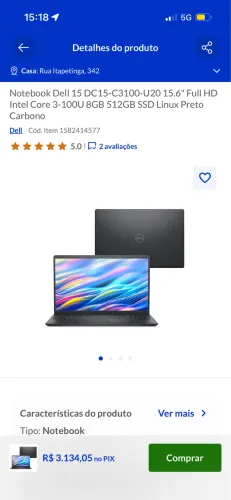 Notebook Dell