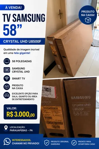 TV Samsung, 58PL, 4k, Smart