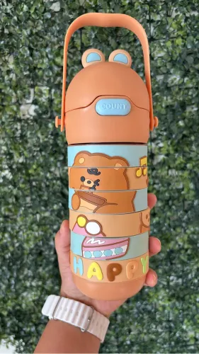 Garrafa infantil quebra-cabeça
