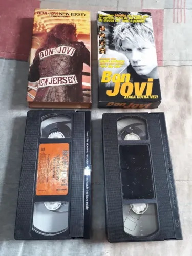 2 Fitas VHS Bon Jovi originais