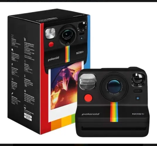 Câmera polaroide now+ com lentes