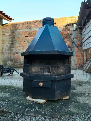 Lareira de canto 