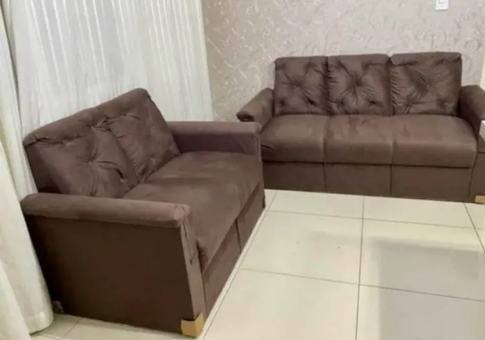 Sofá 2/3 lugares / NOVO / ENTREGAMOS 