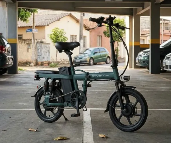Bicicleta Elétrica Dobrável STARMEGA - Conforto e Mobilidade para a Cidade!