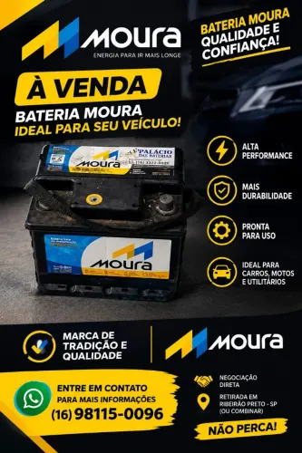 Bateria Moura Automotiva à Venda