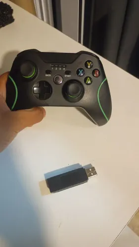 Controle Gamer Sem Fio para PC/Android com Receptor USB