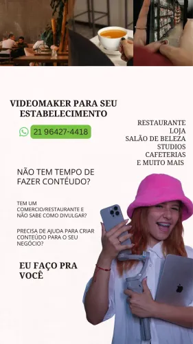 Videomaker / Criadora de conteúdo