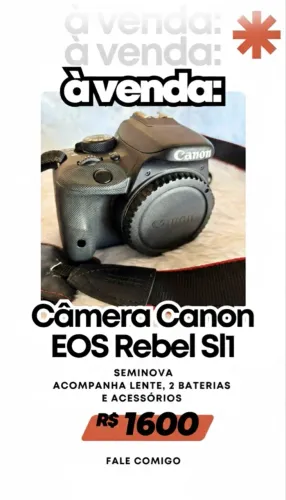 Câmera Canon SL1