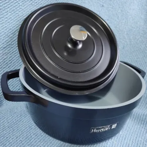 Caçarola Alumínio Fundido 4,3l Tampa Gotejadora Ø25,4cm Compatível indução