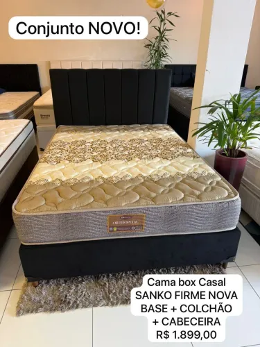 Cama Box Casal SANKO FIRME NOVA - ENTREGO