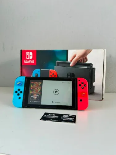 Nintendo Switch V1 Completo!! (Aceito Cartão)