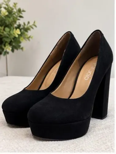 ?Sapato Scarpin Meia Pata Camurça Paruolo Argentina Tam [36] BR - Impecável 