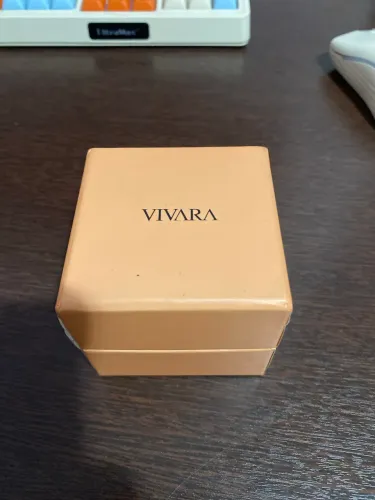Alianças da Vivara; acompanha caixa.