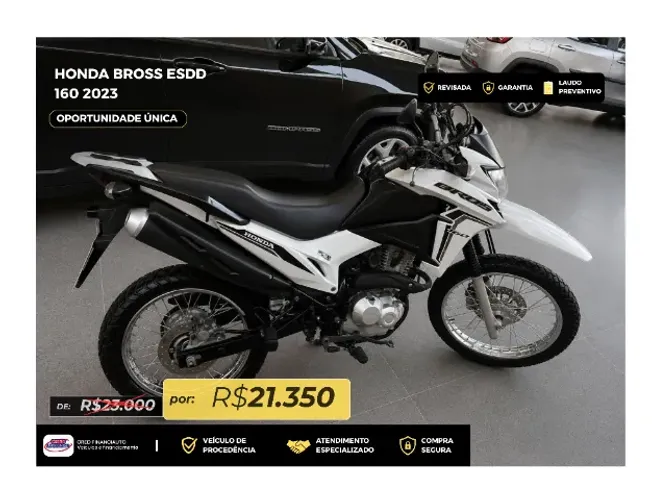 HONDA BROS 160 ESDD 2023!! Muito conservada!! Impecável
