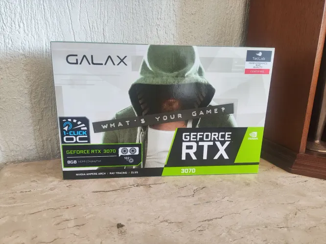 Placa de video RTX 3070 Galax OC