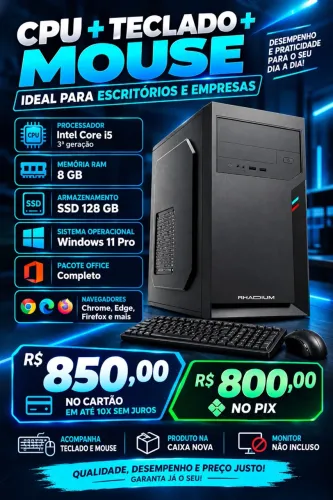 COMPUTADOR PARA ESCRITÓRIOS E EMPRESAS!