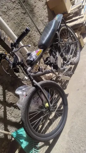 Bicicleta motorizada 80cc completo