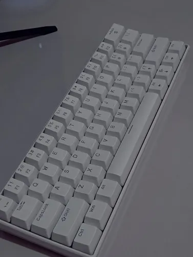 Teclado Mecânico Gamer Apayado K61 60% - Switch Vermelho