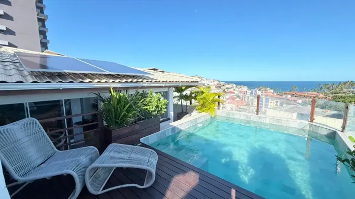 Duplex para venda possui 116 metros quadrados com 2 quartos em Rio Vermelho - Salvador - B