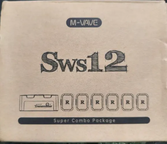 Monitor sem fio M-Vave SWS12 combo 1 transmissor 4 receptores.