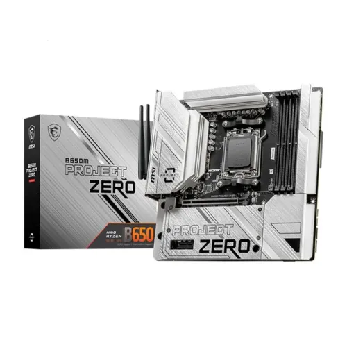 Placa-Mãe MSI B650M Project Zero<br><br>B650M Project Zero