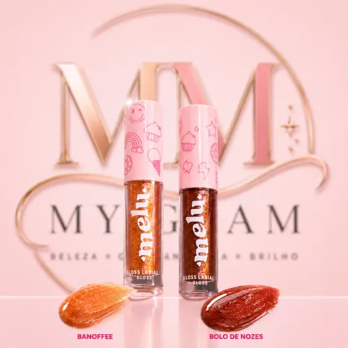 2 Gloss Labial Melu | Novo/Lacrado